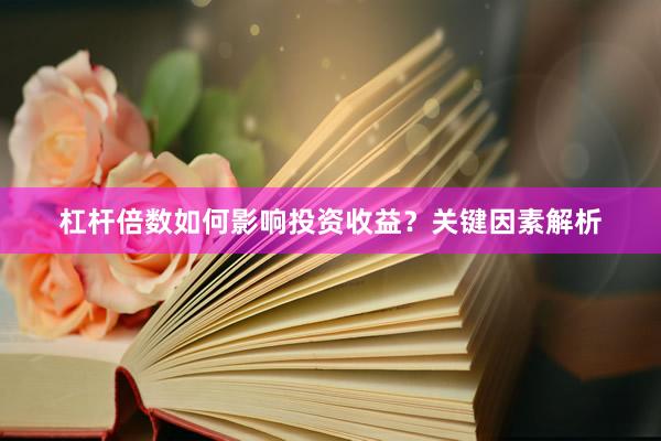 杠杆倍数如何影响投资收益？关键因素解析
