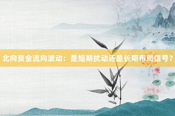 北向资金流向波动：是短期扰动还是长期布局信号？