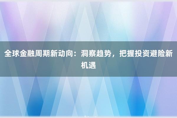 全球金融周期新动向：洞察趋势，把握投资避险新机遇